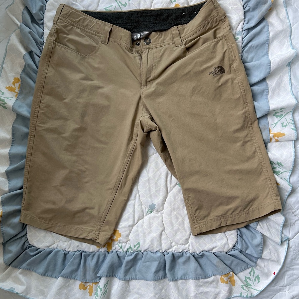 The North Face Khaki Outdoor Stretch Performance Shorts